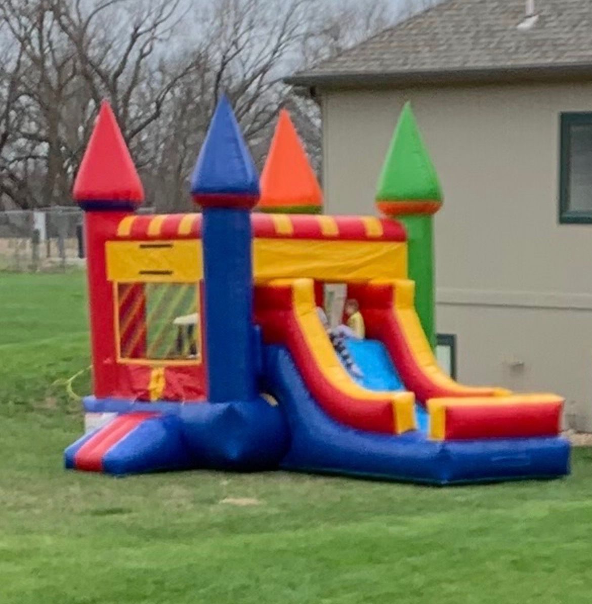 13' Castle Combo inflatable rental in Topeka, Kansas