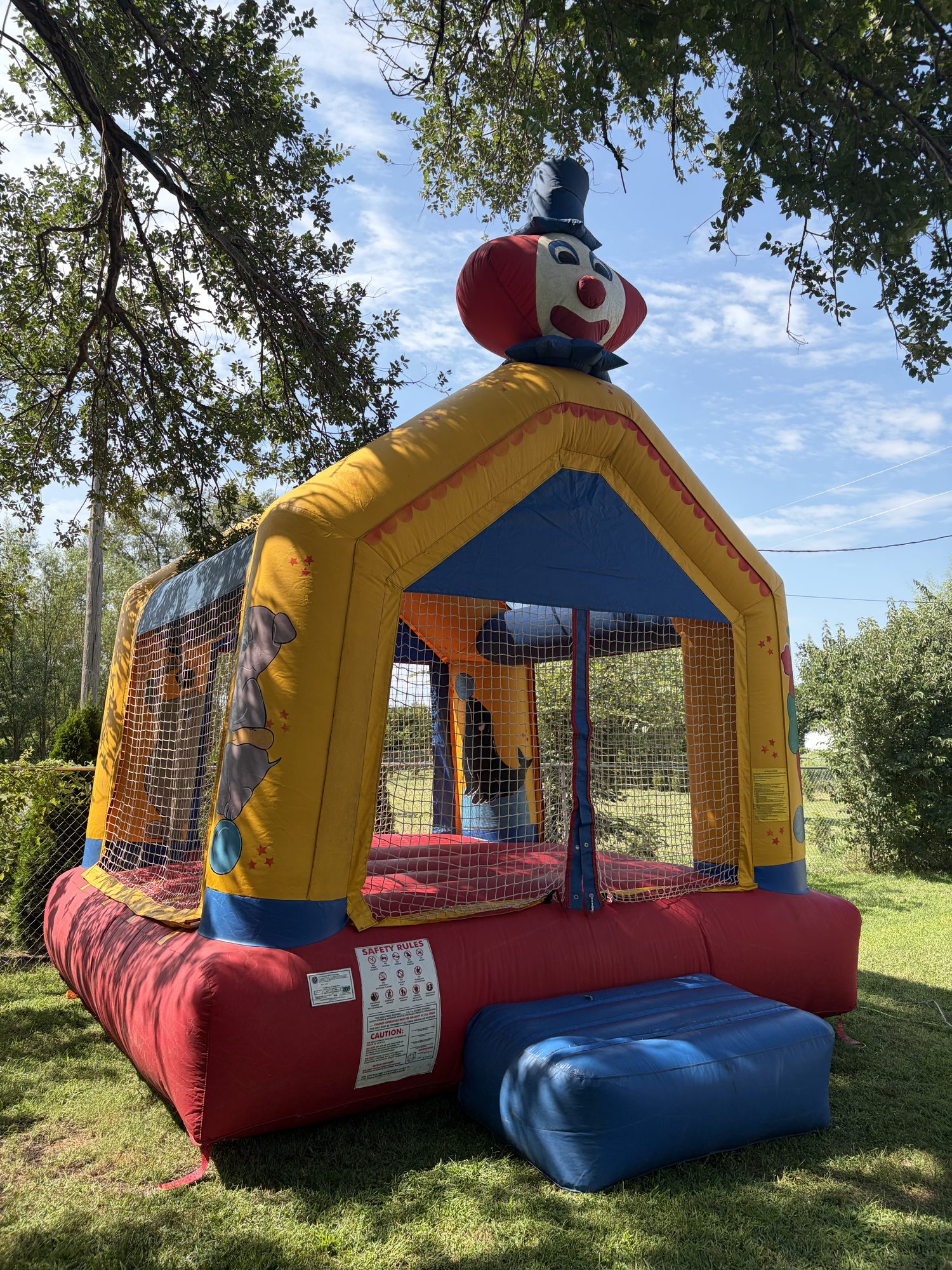13' Clown Bounce House inflatable rental in Topeka, Kansas