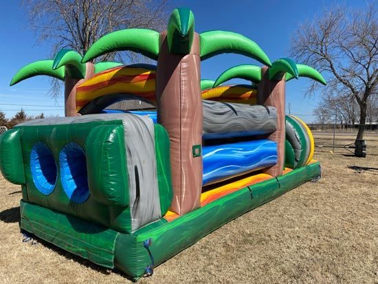 21' Tropical Course inflatable rental in Topeka, Kansas