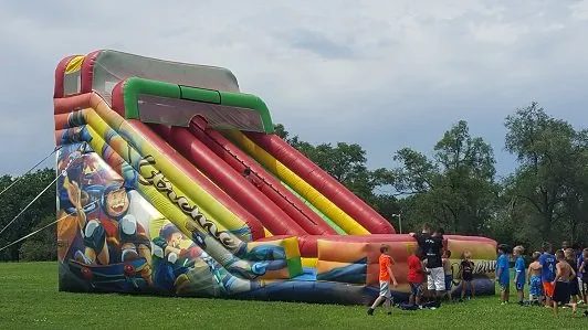 24' Enormous Dual Slide inflatable rental in Topeka, Kansas
