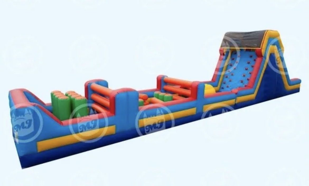 65' Obstacle Course inflatable rental in Topeka, Kansas