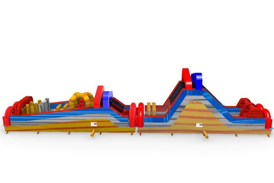 70' Obstacle Course inflatable rental in Topeka, Kansas