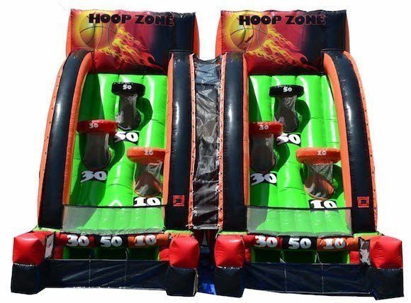Dual Hoop Zone inflatable rental in Topeka, Kansas