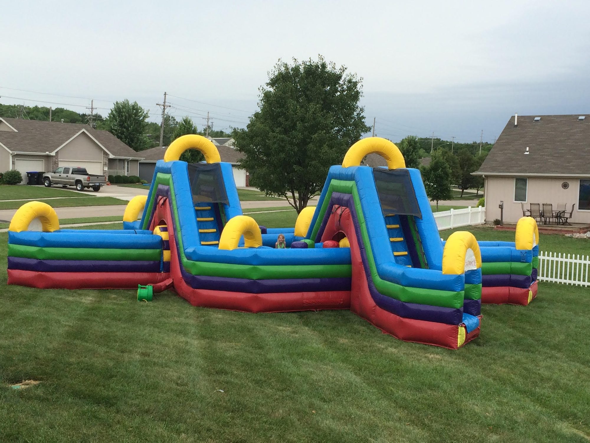 Helix Obstacle Course inflatable rental in Topeka, Kansas