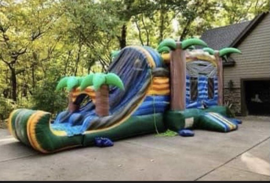 Tropical Combo inflatable rental in Topeka, Kansas
